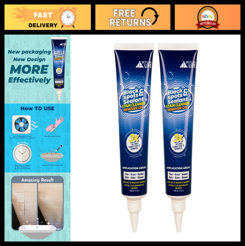 Grout stain remover sealant - grout, &