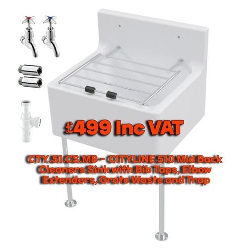 Cleaners sink complete kit - sink,